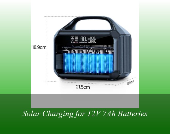 Solar Charging for 12V 7Ah Batteries